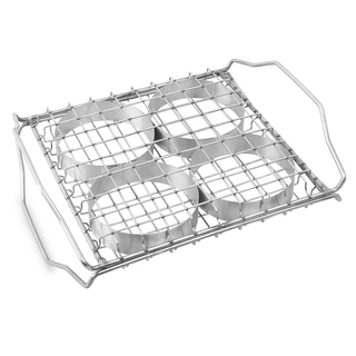 Panier &agrave; burger en acier inoxydable