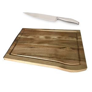 Cutting Board with Chef Knife