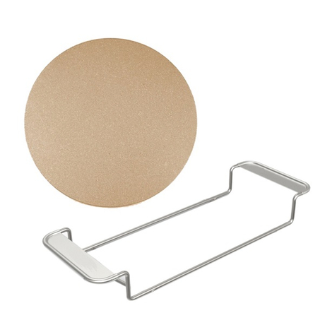 Cordierite Pizzasten med rektangelst&auml;ll